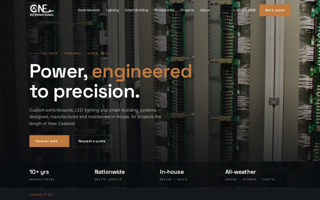 A One International website